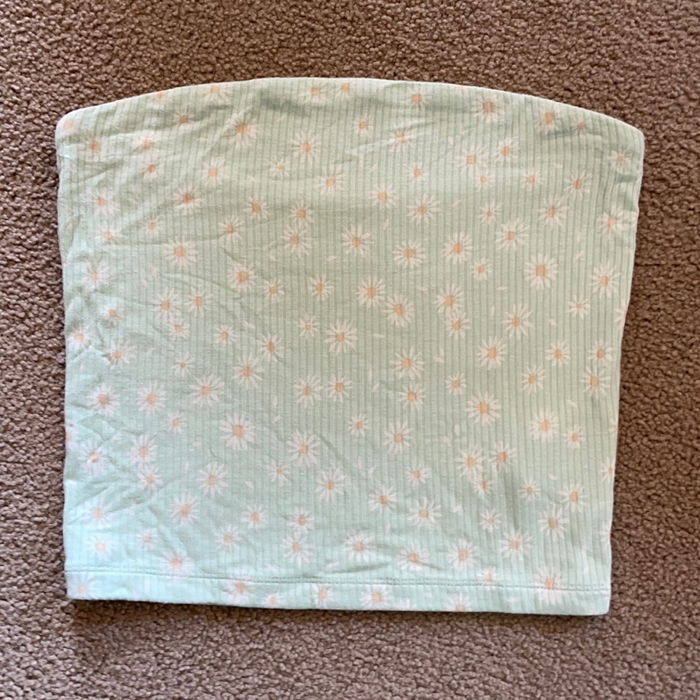 American Eagle floral tube top